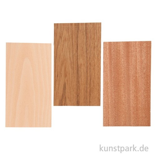Holzfurnier blatt 22 cm - blatt, 12